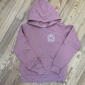 Maledone Dusty Rose Hoodie with Smiley Logo